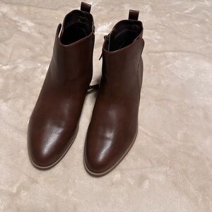 Brown Leather Soul Ankle Boots